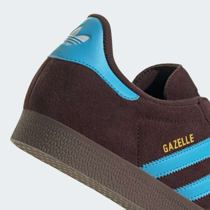 JH5392 adidas Originals Gazelle Shadow Brown Sky Rush Cloud White (Men's)