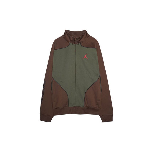 Supreme Jordan Tricot Track Jacket Brown