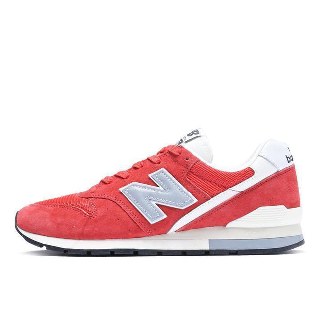 CM996CJ2 New Balance 996V2 Blast Red Silver Metallic Angora (Men's)