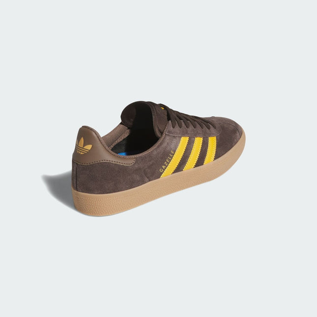 JP5857 adidas Originals Gazelle ADV Dark Brown Preloved Yellow Earth (Men's)