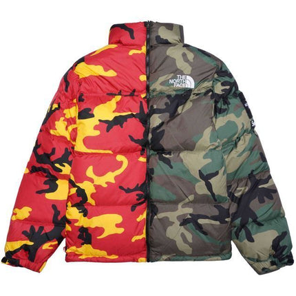 Supreme The North Face Split Nuptse Jacket Camo