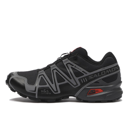L47731700 Salomon Speedcross 3 GORE-TEX Black Asphalt Flame Scarlet (Men's)