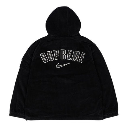 Supreme Nike Arc Corduroy Hooded Jacket Black