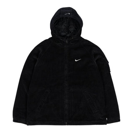 Supreme Nike Arc Corduroy Hooded Jacket Black