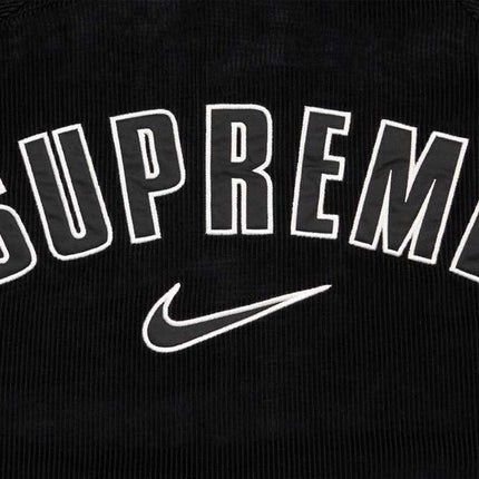 Supreme Nike Arc Corduroy Hooded Jacket Black