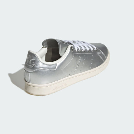 JI2930 adidas Originals Stan Smith Silver Metallic Core Black (Women's)