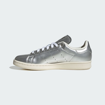 JI2930 adidas Originals Stan Smith Silver Metallic Core Black (Women's)