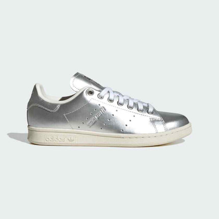 JI2930 adidas Originals Stan Smith Silver Metallic Core Black (Women's)