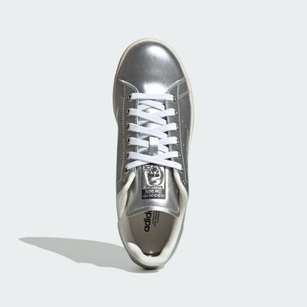 JI2930 adidas Originals Stan Smith Silver Metallic Core Black (Women's)