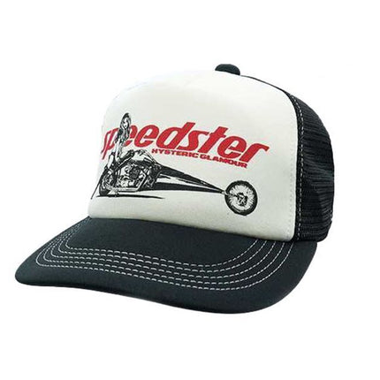 02221QH05 HYSTERIC GLAMOUR Speedster Mesh Cap Black