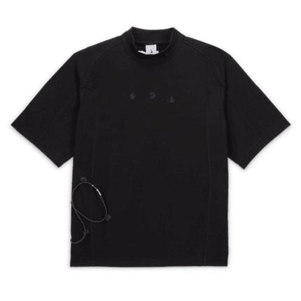 DV4454-010/DV4401-010 Nike Off-White Short Sleeve Top Black