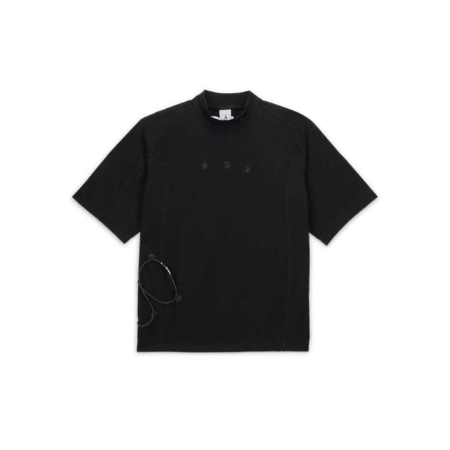 DV4454-010/DV4401-010 Nike Off-White Short Sleeve Top Black