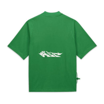 Nike Off-White Short Sleeve Top Green