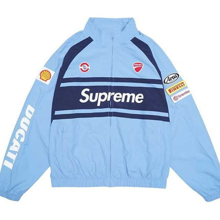 Supreme Ducati Track Jacket Light Blue