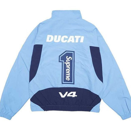 Supreme Ducati Track Jacket Light Blue