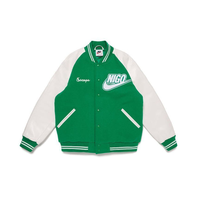 XX28JK004/FV5670-310 NIGO Nike NRG Varsity Jacket Green�iNIGO�j