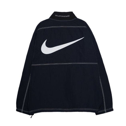 FQ0340-010 Supreme Nike Ripstop Pullover Black