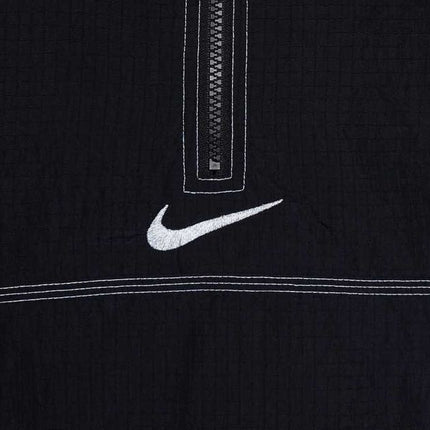 FQ0340-010 Supreme Nike Ripstop Pullover Black