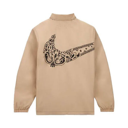 Nike Dia De Muertos Coach Jacket Beige