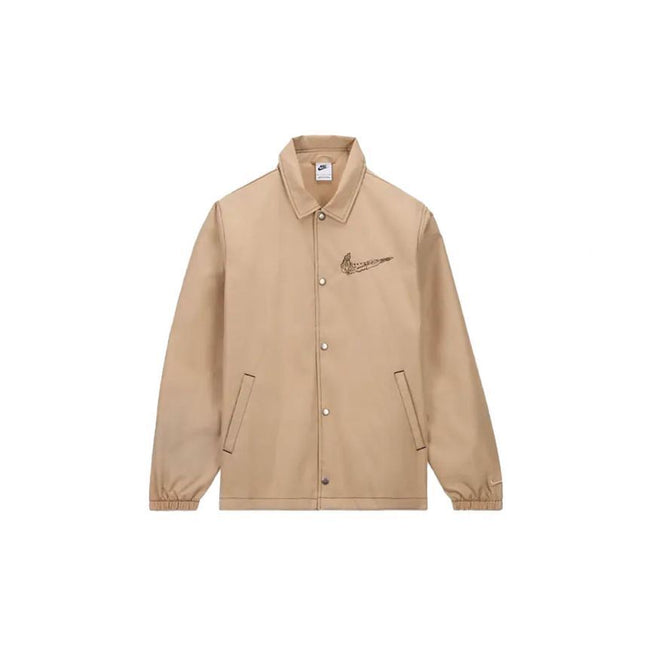 Nike Dia De Muertos Coach Jacket Beige