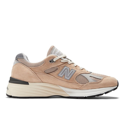 U991BE2 New Balance 991V2 Cuban Sand Harbor Mist Silver (Men's)