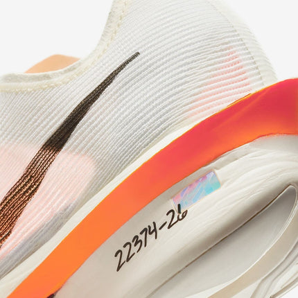 HF6411-100 Nike Vaporfly 4 Proto Sail Total Orange White Black (Women's)