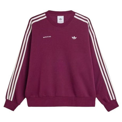 adidas Sporty Rich Sweatshirt Maroon