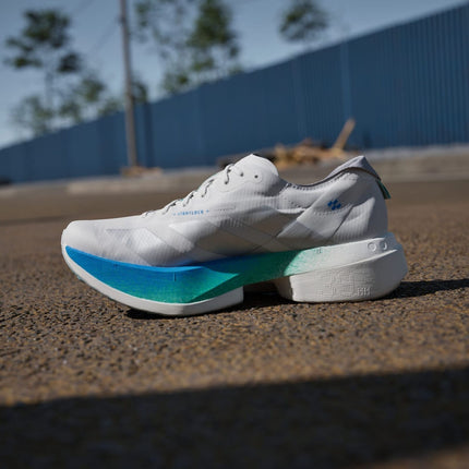 JR6354 adidas Adizero Adios Pro 4 Crystal White Matte Silver Glory (Women's)