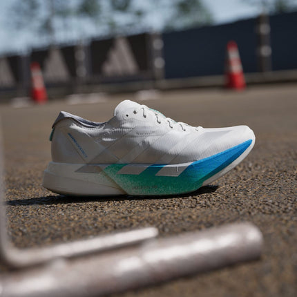 JR6354 adidas Adizero Adios Pro 4 Crystal White Matte Silver Glory (Women's)