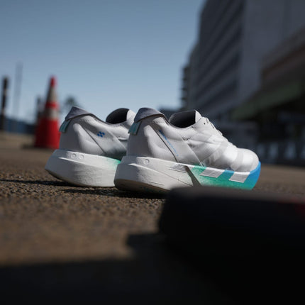 JR6354 adidas Adizero Adios Pro 4 Crystal White Matte Silver Glory (Women's)