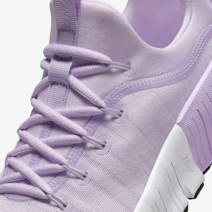 FJ7126-500 Nike Free Metcon 6 Barely Grape Lilac Bloom Black White (Women's)