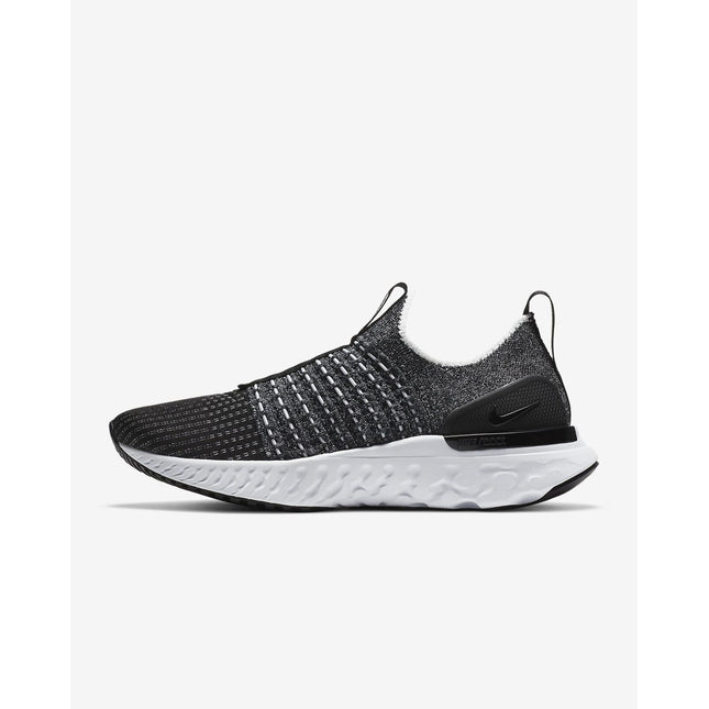 CJ0280-002 Nike React Phantom Run Flyknit 2 Black White (Women's)