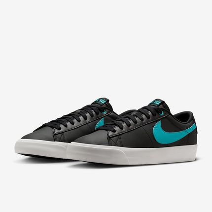 DV1226-001 Nike SB Blazer Low Pro GT Black Black Summit White Dusty (Men's)
