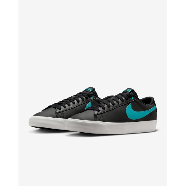 DV1226-001 Nike SB Blazer Low Pro GT Black Black Summit White Dusty (Men's)