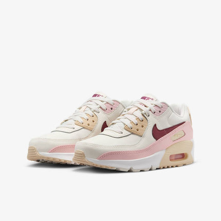 HF6358-006 Nike GS Air Max 90 Phantom Echo Pink Sail Dark Team Red