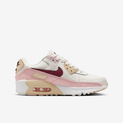 HF6358-006 Nike GS Air Max 90 Phantom Echo Pink Sail Dark Team Red