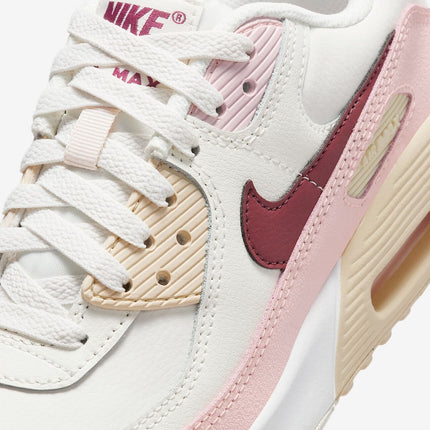 HF6358-006 Nike GS Air Max 90 Phantom Echo Pink Sail Dark Team Red