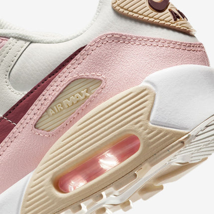 HF6358-006 Nike GS Air Max 90 Phantom Echo Pink Sail Dark Team Red