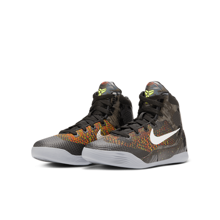 HJ9446-001 Nike GS Kobe 9 Elite Protro Black and Metallic Silver