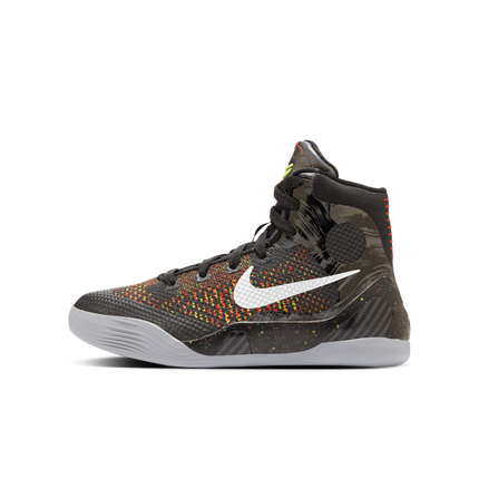 HJ9446-001 Nike GS Kobe 9 Elite Protro Black and Metallic Silver