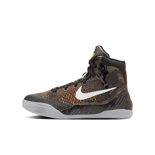 HJ9446-001 Nike GS Kobe 9 Elite Protro Black and Metallic Silver
