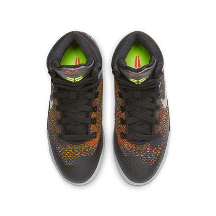 HJ9446-001 Nike GS Kobe 9 Elite Protro Black and Metallic Silver