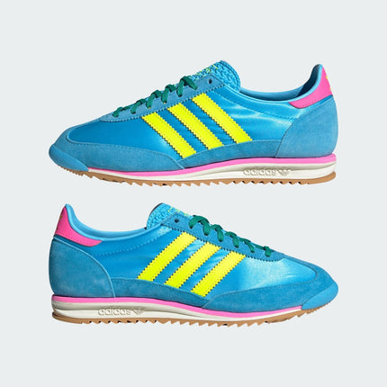 JI0196 adidas Originals SL72 OG Sky Rush Solar Yellow Lucid Pink (Women's)