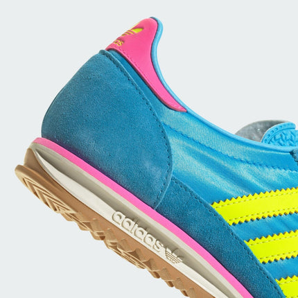 JI0196 adidas Originals SL72 OG Sky Rush Solar Yellow Lucid Pink (Women's)