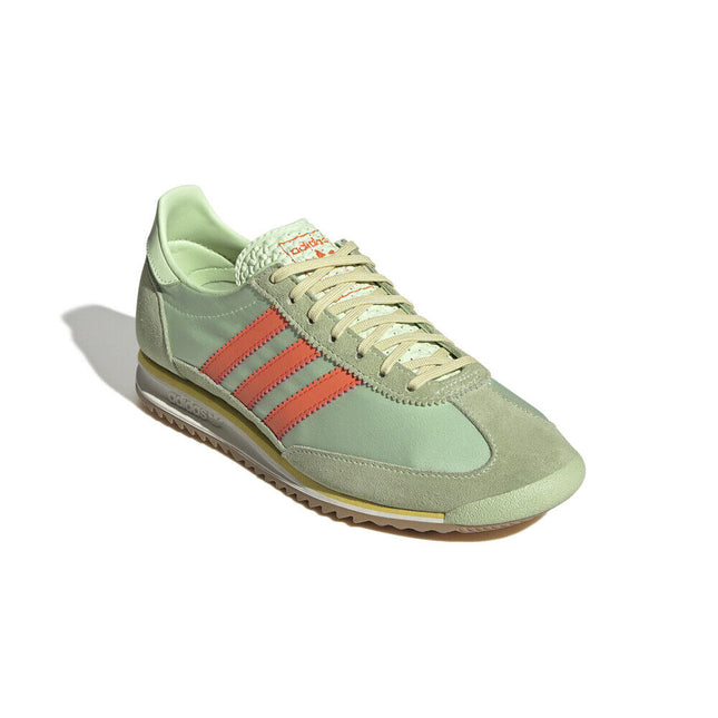 JI0197 adidas Originals SL72 OG Semi Green Spark Solar Orange (Women's)