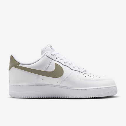 FJ4146-116 Nike Air Force 1 Low '07 White Light Army (Men's)