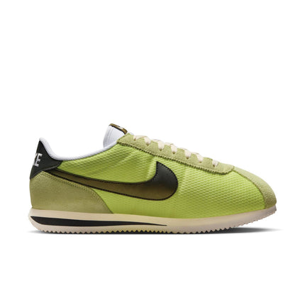 IB8135-736 NIKE CORTEZ TXT LT LEMON TWIST/BLACK-COCONUT MILK-WHITE (Men's)