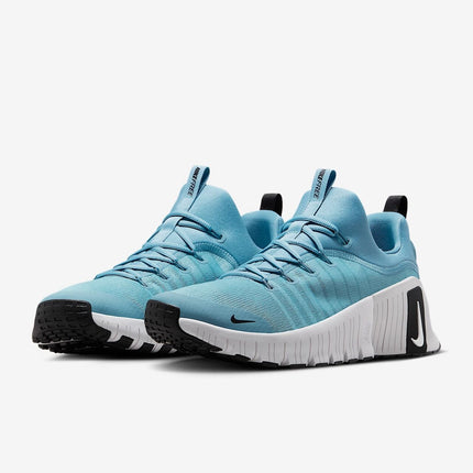 FJ7127-400 Nike Free Metcon 6 Denim Turquoise Black Vast Grey White (Men's)