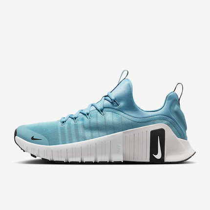 FJ7127-400 Nike Free Metcon 6 Denim Turquoise Black Vast Grey White (Men's)