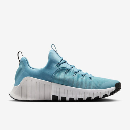 FJ7127-400 Nike Free Metcon 6 Denim Turquoise Black Vast Grey White (Men's)